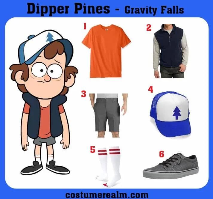 Dipper Pines Costume