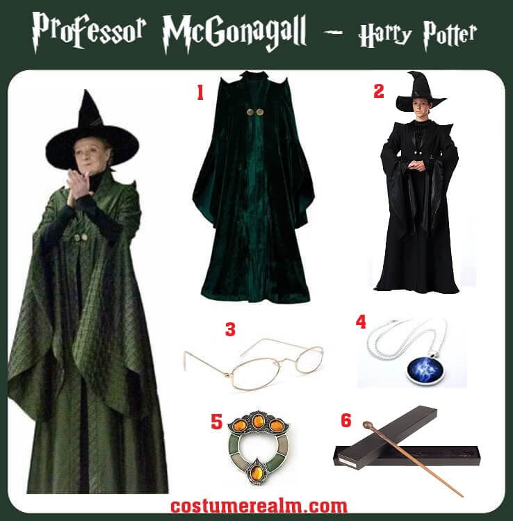 How To Dress Like Dress Like Professor McGonagall Guide