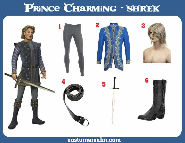 Shrek Prince Charming Costume