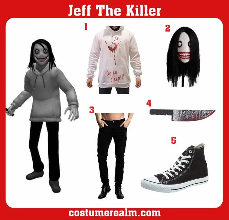 Jeff The Killer Costume