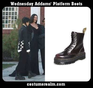 Wednesday Addams' Platform Boots