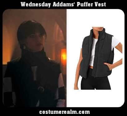 Wednesday Addams' Puffer Vest