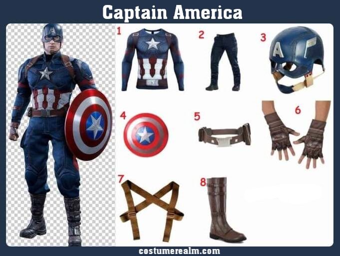 How To Dress Captain America Costume Guide For Cosplay - Captain America Cosplay Diy