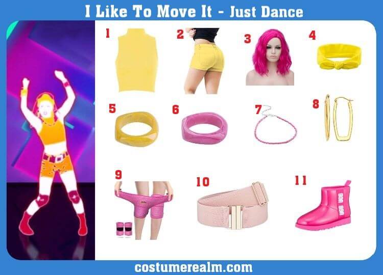 Just Dance I Like To Move It Costume