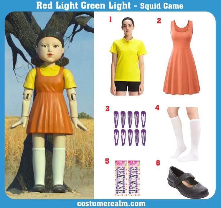 Red Light Green Light Costume