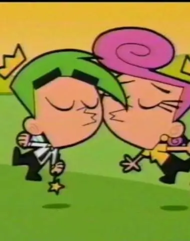 Cosmo and Wanda Kissing