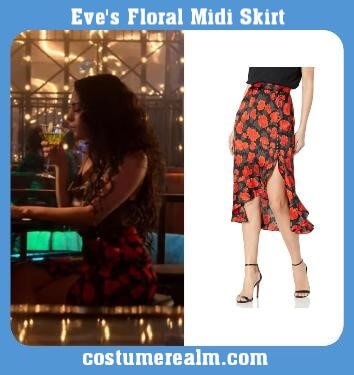 Eve's Floral Midi Skirt