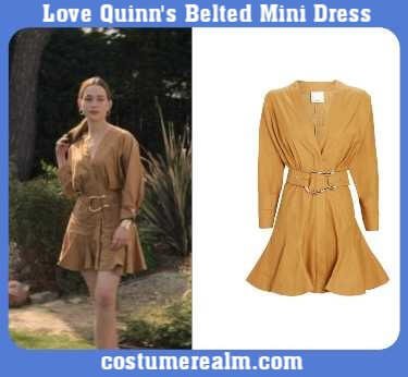 Love Quinn's Belted Mini Dress