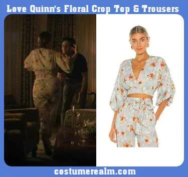 Love Quinn's Floral Crop Top & Trousers
