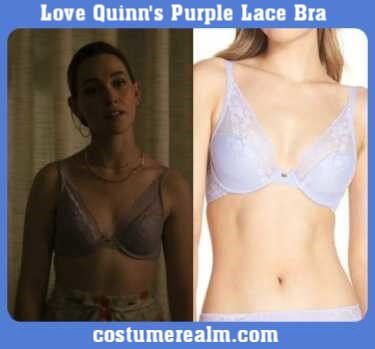 Love Quinn's Purple Lace Bra