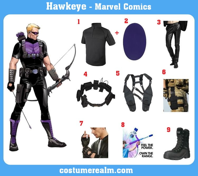 Hawkeye Comic Costume