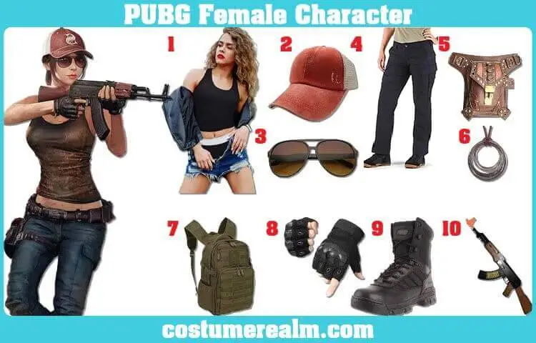 PUBG Female Character Costume