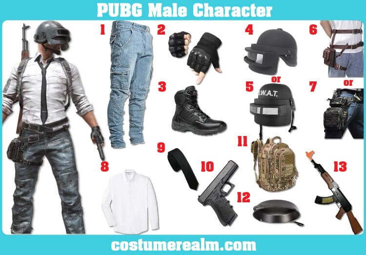 PUBG Male Character Costume