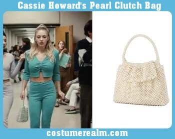 Cassie Howard's Pearl Clutch Bag