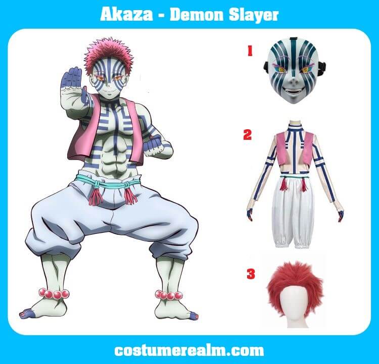 How To Dress Like Akaza Costume Guide For Cosplay Halloween