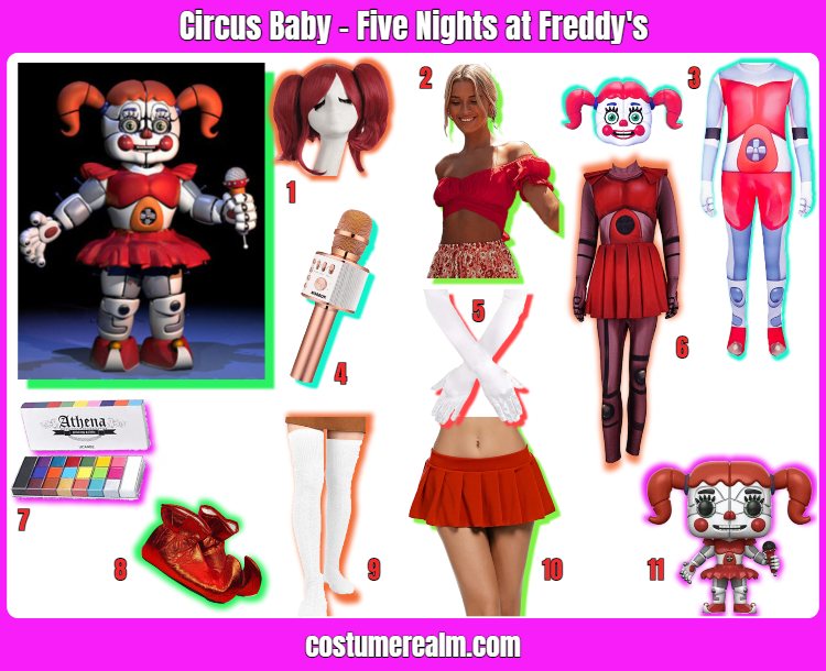 Circus Baby Costume - Five Nights at Freddy's