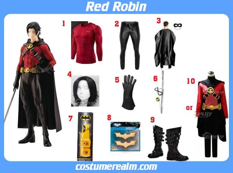 Red Robin Costume