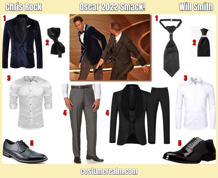 Will Smith Chris Rock Smack Oscar 2022 Costume