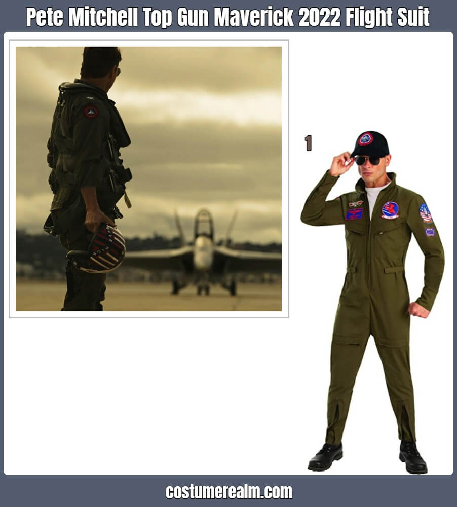 Pete Mitchell Top Gun Maverick 2022 Flight Suit
