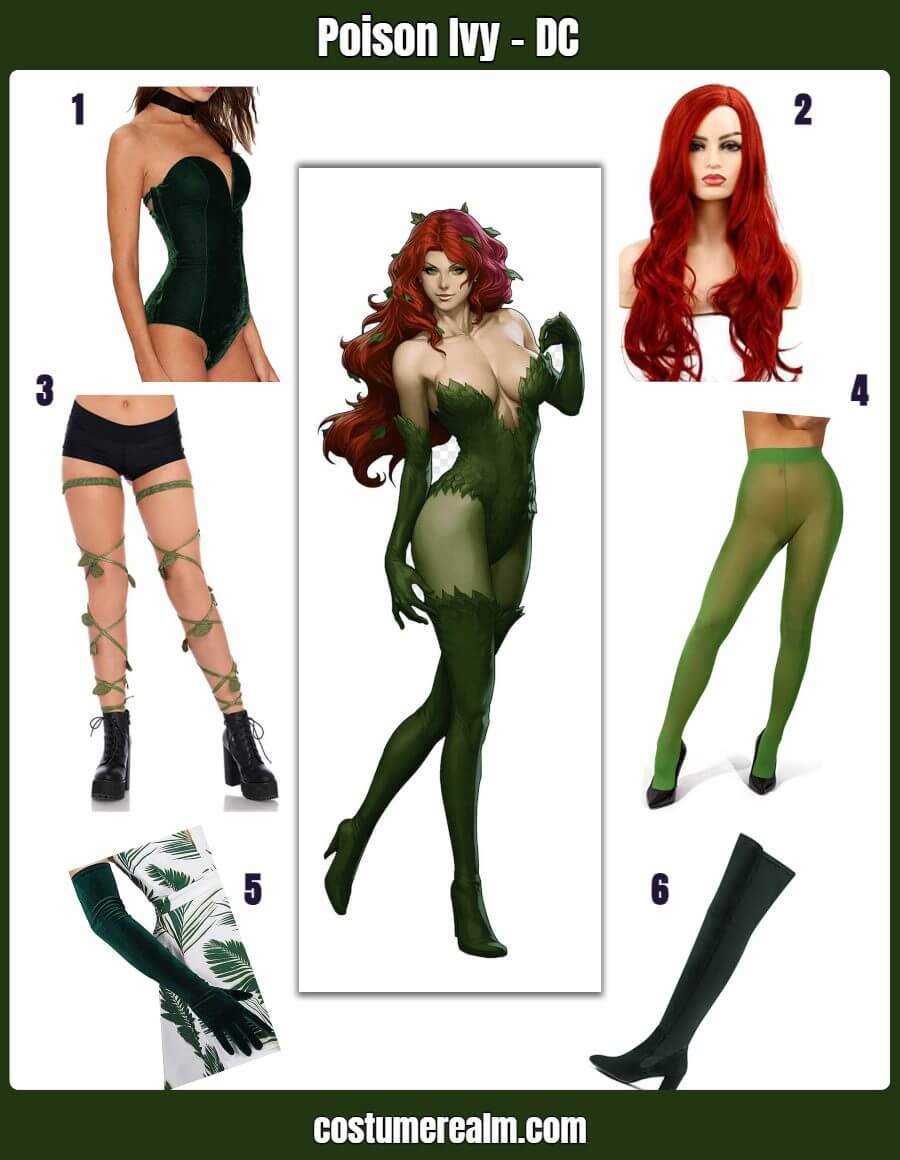 Poison Ivy DC Costume