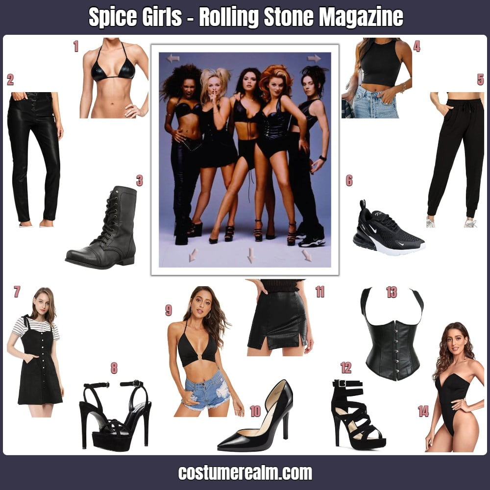 Spice Girl Costume Rolling Stone Magazine Costume