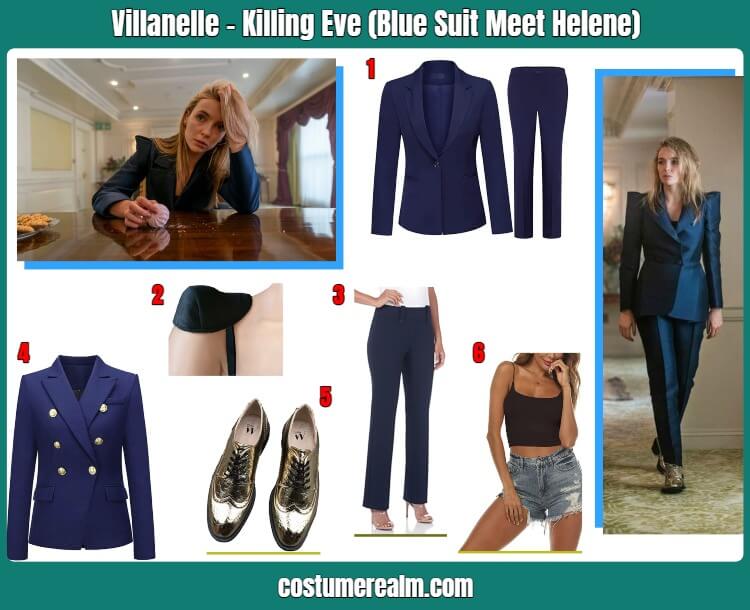 Villanelle Cosplay Outfits Costume17