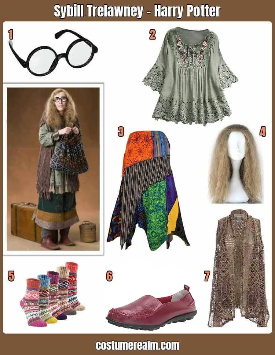 Sybill Trelawney Costume Harry Potter