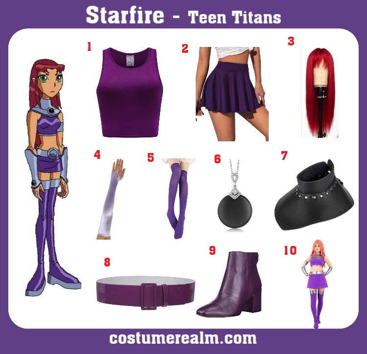 Starfire Costume