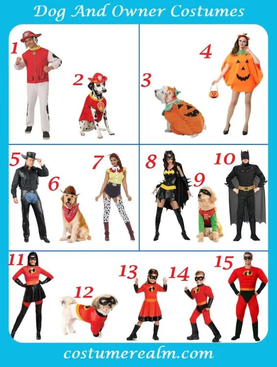 Dog And Owner Costumes