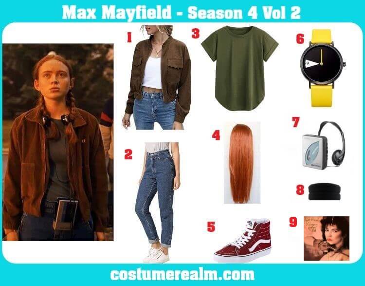 Max Mayfield Vol 2 Costume new