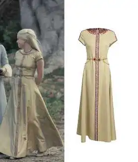 Rhaenyra Targaryen Grey Dress