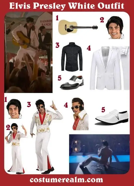 Elvis Presley White Outfit
