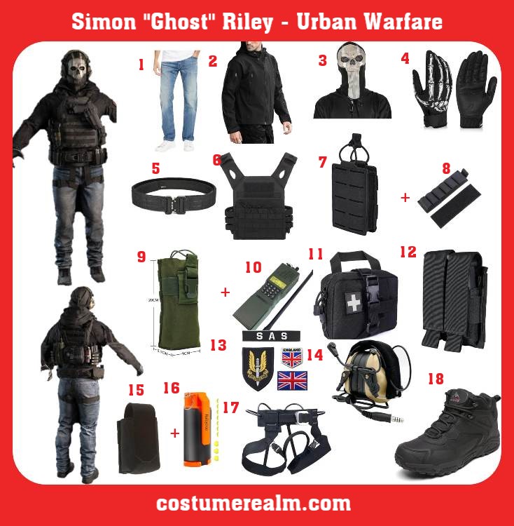 Ghost Urban Warfare Outfit