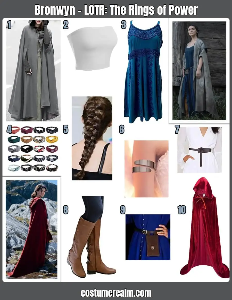 Bronwyn The Lord of the Rings The Rings of Power Costume