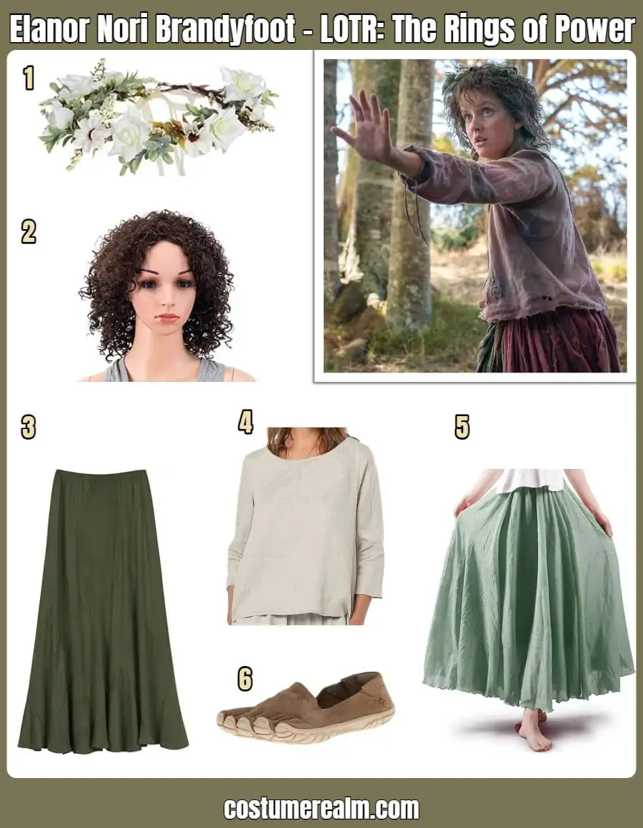 Elanor Nori Brandyfoot The Lord of the Rings The Rings of Power Costume