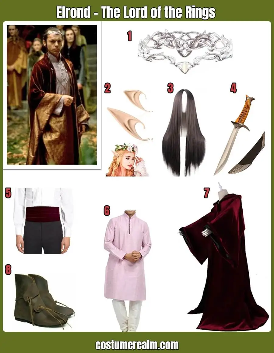 Elrond The Lord of the Rings Costume