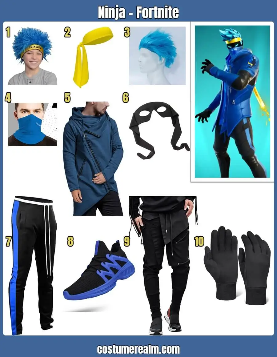 floor Guarantee Achievement How To Dress Like Fortnite Ninja Costume Guide For Cosplay & Halloween