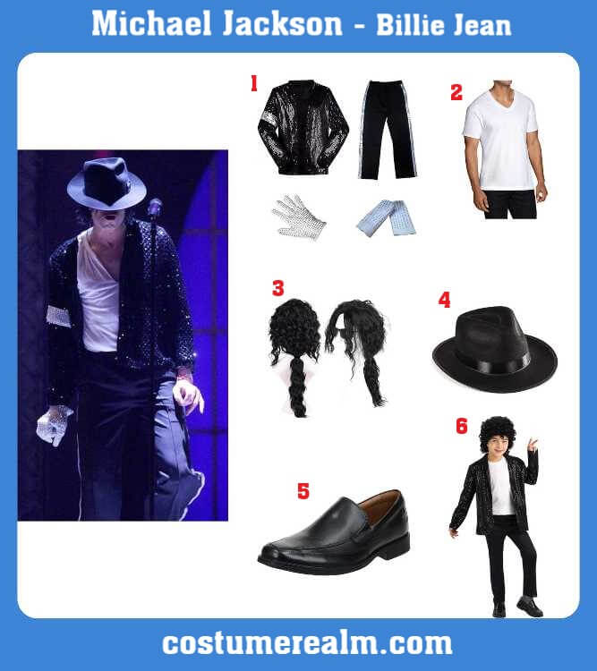 Michael Jackson Billie Jean Costume