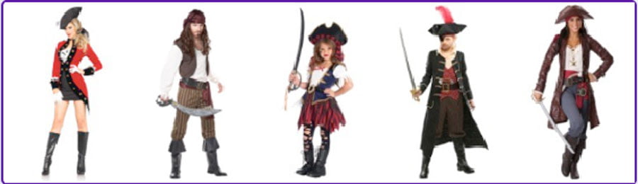 Pirate Caribbean Group Costume