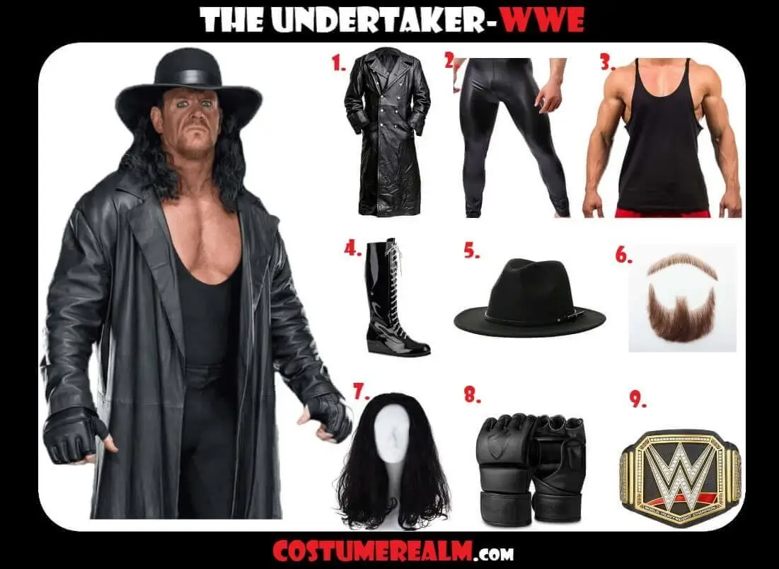 The Undertaker Halloween Cosplay Costume