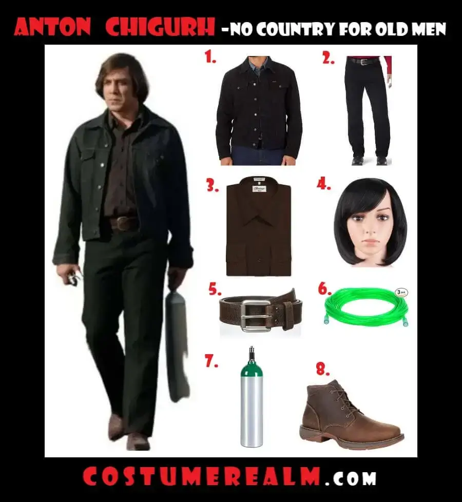 Anton Chigurh Costume From No Country For Old Men 2026