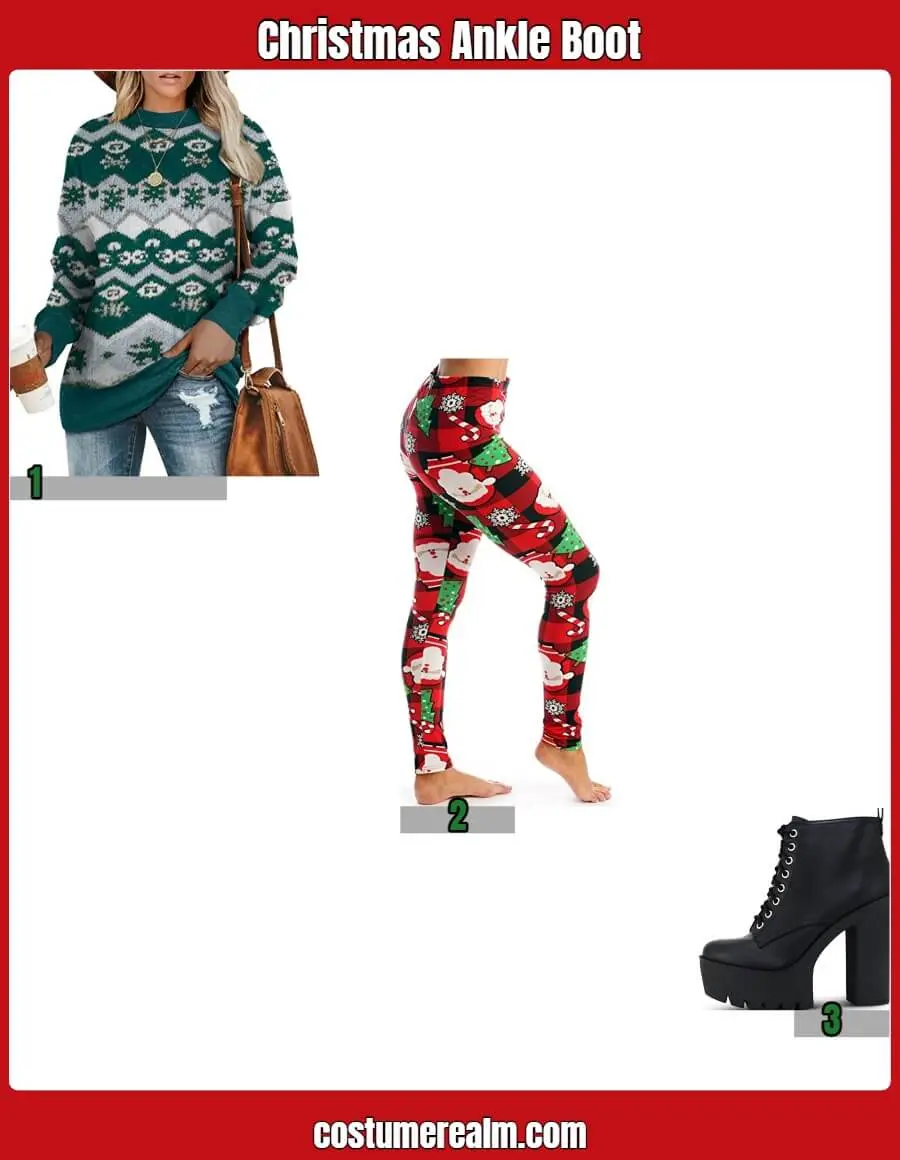 Christmas Ankle Boot Outfits