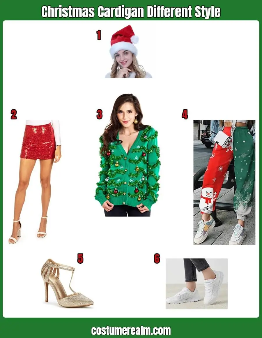 Christmas Cardigan Outfits Ugly Style