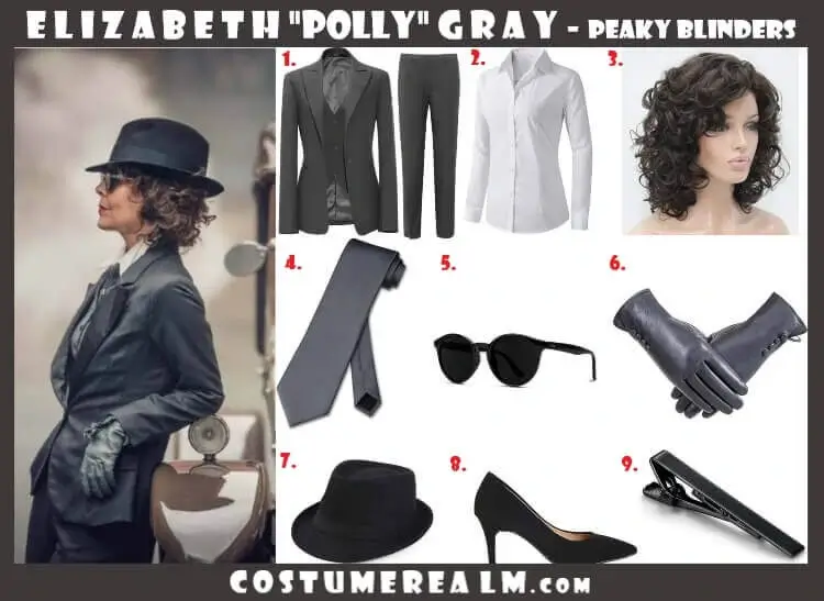Elizabeth Polly Gray Halloween Cosplay Costume