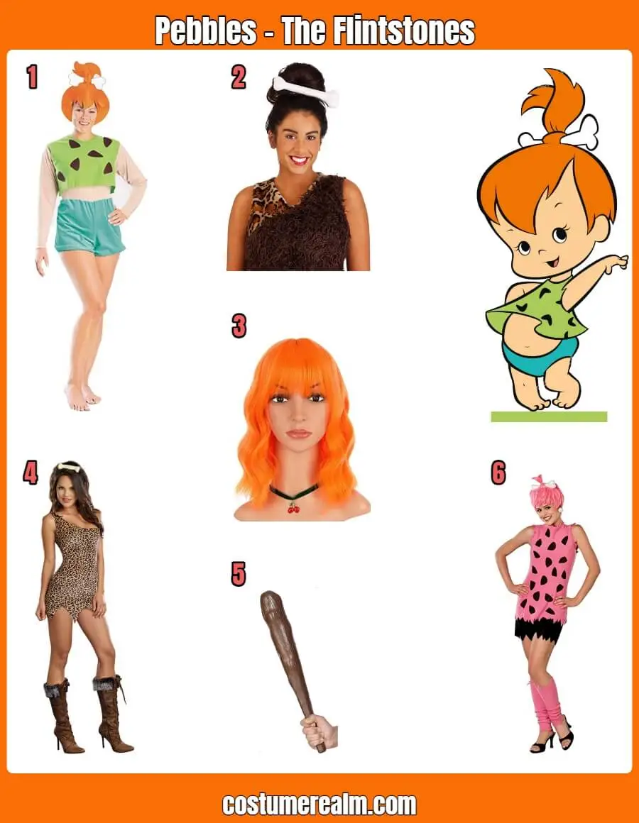 How To Dress Like Dress Like Pebbles Guide For Cosplay & Halloween