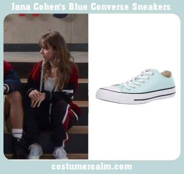 Jana Cohen's Blue Sneakers