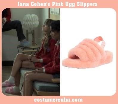 Jana Cohen's Pink Ugg Slippers