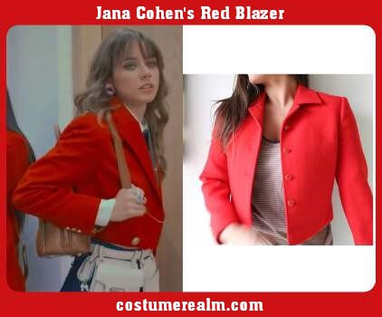 Jana Cohen's Red Blazer