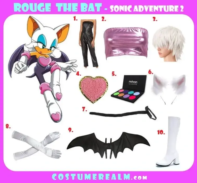 Rouge The Bat Costume