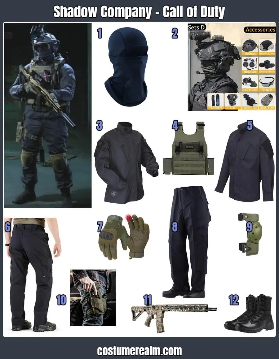 Shadow Company Call of Duty Costume